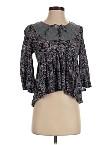 Akemi + Kin 3/4 Sleeve Blouse (view 1)