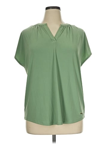 Jones New York Signature Short Sleeve Blouse (view 1)