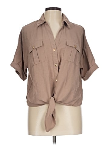 AUW Short Sleeve Blouse (view 1)