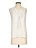 Maison Jules 100% Polyester Ivory Sleeveless Blouse Size XS - photo 1