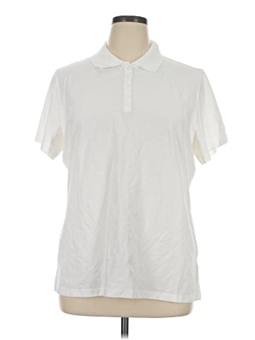 Karen Scott Short Sleeve Polo (view 1)
