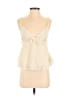 Motel 100% Polyester Ivory Sleeveless Blouse Size S - photo 1
