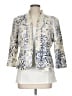 Notations Print Ivory Blazer Size L - photo 1