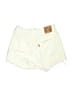 Levi's Ivory Denim Shorts Size 28 waist - photo 2