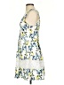 Francesca's 100% Polyester Print White Cocktail Dress Size S - photo 5