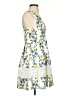 Francesca's 100% Polyester Print White Cocktail Dress Size S - photo 4