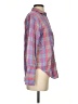 J.Crew Plaid Purple Long Sleeve Button-Down Shirt Size 0 - photo 4