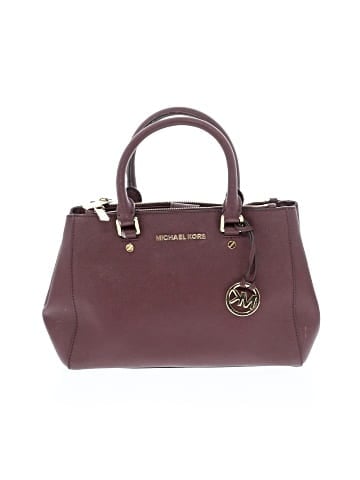 MICHAEL Michael Kors Leather Satchel (view 1)