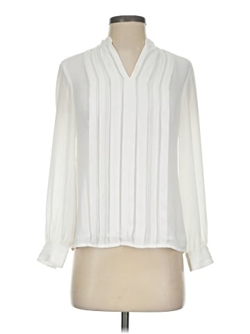 White House Black Market Long Sleeve Blouse (view 1)