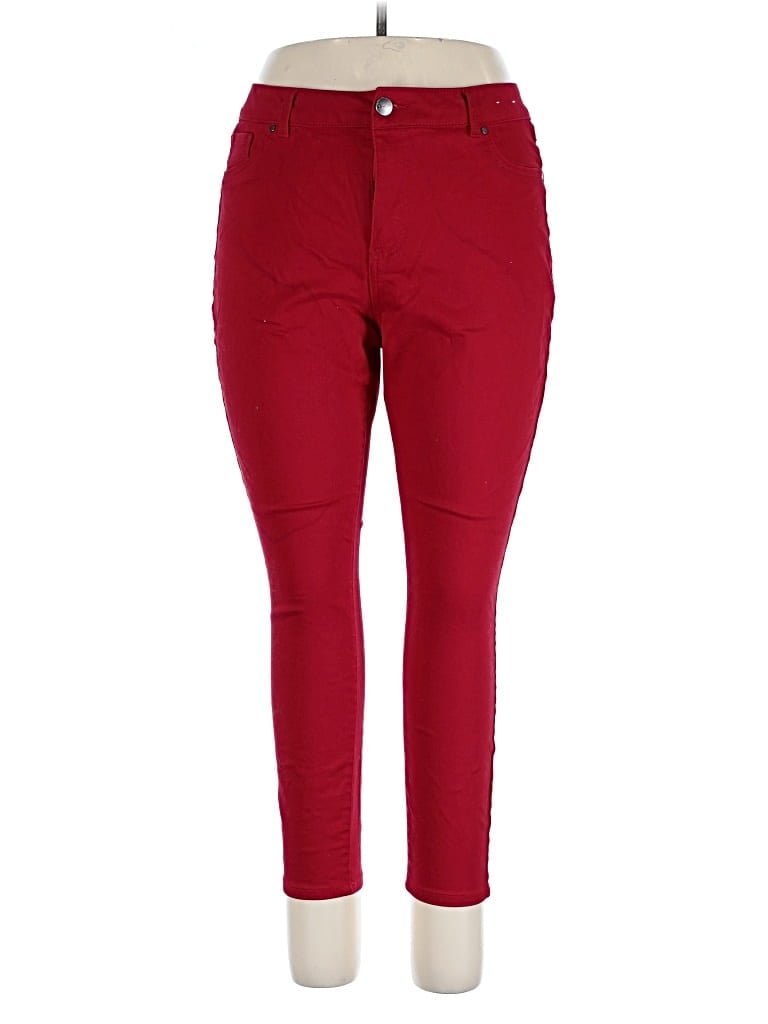 Pre-owned D.jeans Jeggings In Red