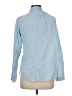 J.Crew 100% Cotton Checkered-gingham Blue Long Sleeve Button-Down Shirt Size 6 - photo 2