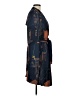 Babaton 100% Polyester Graphic Orange Blue Kimono Size M - photo 4
