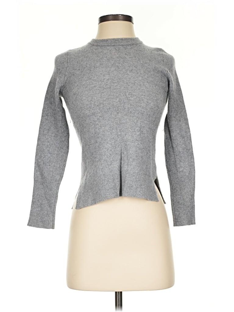 Pre-owned Halogen Cashmere Pullover Sweater In Gray