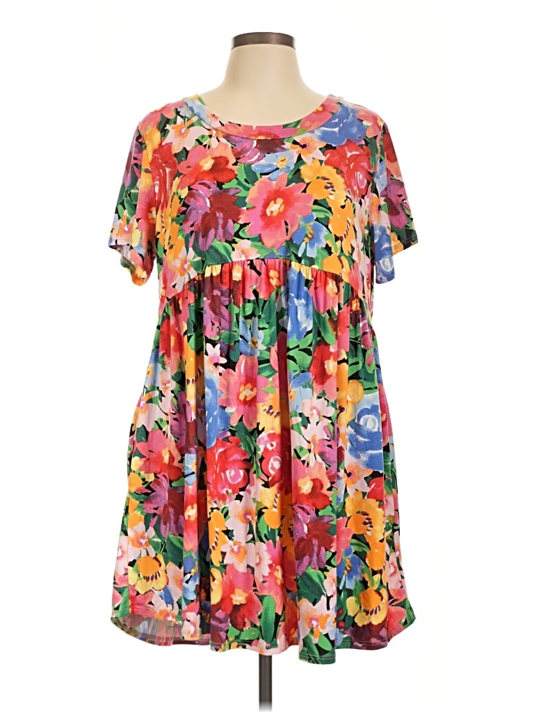 Pre-owned Haptics Casual Dress In Orange