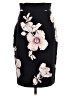 Ann Taylor Floral Black Formal Skirt Size 0 - photo 1
