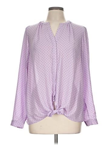 Dana Buchman for Kohls Long Sleeve Blouse (view 1)