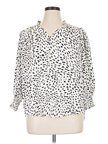 Philosophy Republic Clothing 3/4 Sleeve Blouse (view 1)
