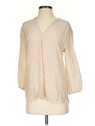 Amanda Uprichard 3/4 Sleeve Silk Top (view 1)