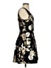 Francesca's Floral Black Cocktail Dress Size S - photo 4