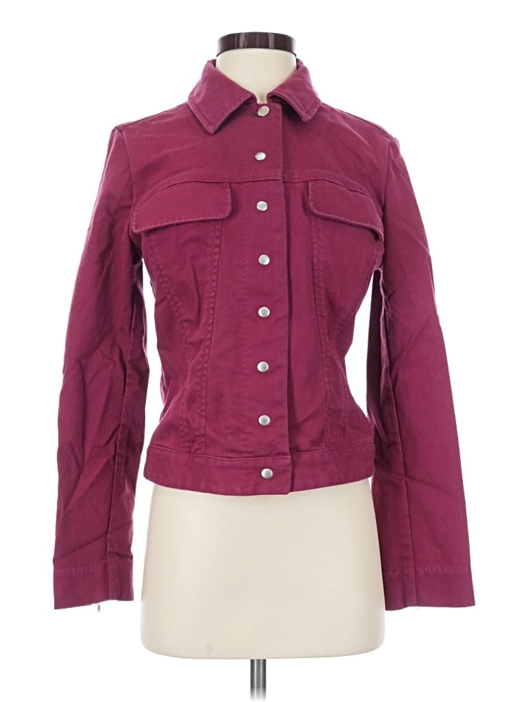 Pre-owned Ideology Jacket In Burgundy