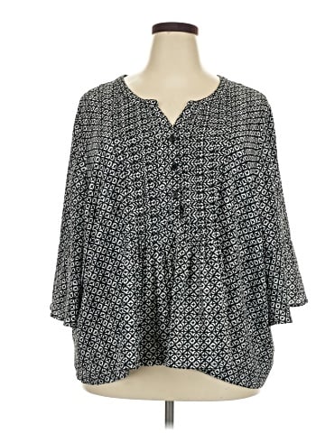 Catherines 3/4 Sleeve Blouse (view 1)