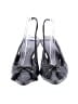 Via Spiga 100% Leather Black Heels Size 8 1/2 - photo 2