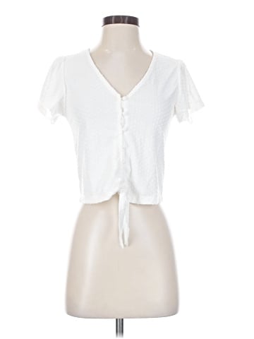 Blue Rain Short Sleeve Blouse (view 1)