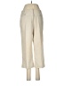 Larry Levine Solid Ivory Casual Pants Size 6 - photo 1