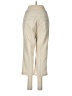 Larry Levine Solid Ivory Casual Pants Size 6 - photo 2