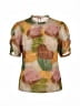 DR2 Green Short Sleeve Blouse Size L - photo 1