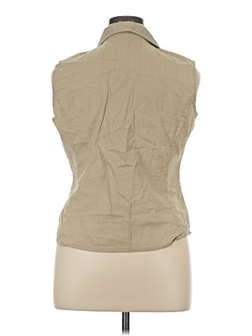 St. John's Bay Sleeveless Button-Down Shirt (view 2)