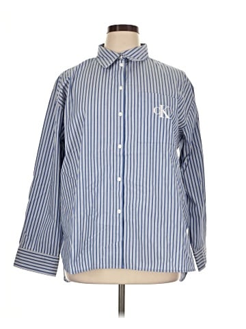 Calvin Klein Long Sleeve Button-Down Shirt (view 1)