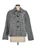 Kate Spade New York 100% Polyester Checkered-gingham Gray Coat Size M - photo 1