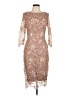 BHLDN 100% Polyester Solid Tan Cocktail Dress Size 10 - photo 1