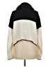 Topshop Color Block Ivory Turtleneck Sweater Size 8 - photo 2