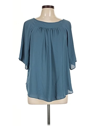 Ann Taylor LOFT Outlet Short Sleeve Blouse (view 1)