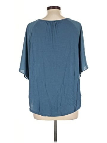 Ann Taylor LOFT Outlet Short Sleeve Blouse (view 2)