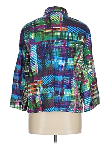 Erin London 3/4 Sleeve Button-Down Shirt (view 2)