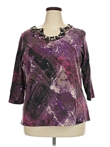 Ruby Rd. 3/4 Sleeve Top (view 1)