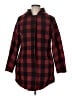 Levi's Plaid Red Wool Coat Size M - photo 1