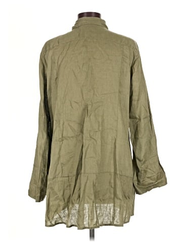 Soft Surroundings 3/4 Sleeve Button-Down Shirt (view 2)