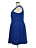 En Focus Studio Solid Blue Cocktail Dress Size 20 - photo 5