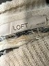 Ann Taylor LOFT Chevron-herringbone White Turtleneck Sweater Size XXS (petite) - photo 7