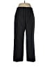 Carlisle Stripes Black Wool Pants Size 12 - photo 1