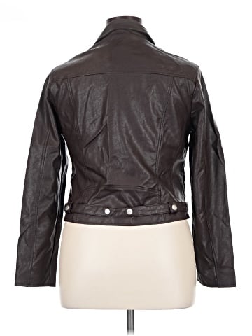 CoffeeShop Faux Leather Jacket (view 2)