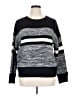 Unbranded 100% Acrylic Stripes Black Pullover Sweater Size XL - photo 1