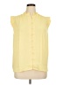 Ann Taylor Yellow Sleeveless Blouse Size XL - photo 1