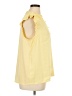 Ann Taylor Yellow Sleeveless Blouse Size XL - photo 4