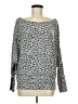 Korye Silver Long Sleeve Blouse Size M - photo 1