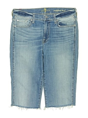 7 For All Mankind Denim Shorts (view 1)